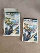 Deutscher Reichsbahn Kalender 1931 Topp Zustand Inkl gestalter Aufbewahrungsbox