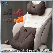 VW Autositz Nackenkissen Nackenstütze Kissen Stütze Yacht-Velours Knopfkissen