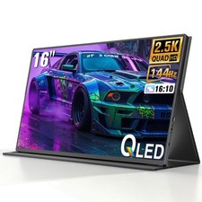 UPERFECT 16 Zoll 144Hz Tragbare Monitore 2K QHD Bildschirm Für Spiel Xbox PS 4 5