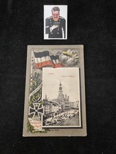 AK Posen 1915 Blick Auf Rathaus Eiserne Kreuz Zeppelin Kaiser Fahne Ostgebiete 