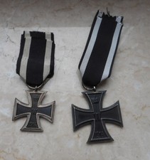 Orden Preußen 1wk Eisernes Kreuz 2 Klasse EK 2 Prinzengröße 800 Silber  selten !