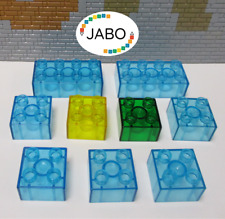 ( F11/10 ) LEGO Duplo  Steine Transparent Konvolut