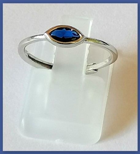 925er silber ring - mit, synth