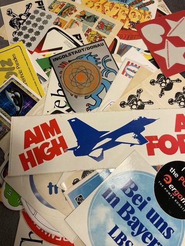 Stickersammlung 80er 90er