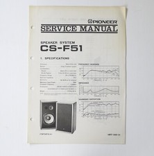 Original PIONEER CS-F51