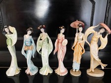Geisha, japanische Figuren, Sammlung, Asien