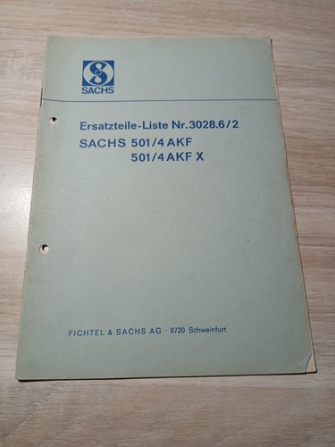 Sachs 501 ersatzteilliste - sachs,