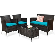 Patiojoy 4PCS Rattan Patio