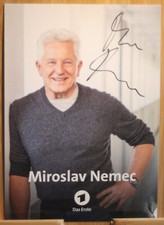 Miroslav Nemec Orig Autogramm signiert Schauspiel TATORT München - AK