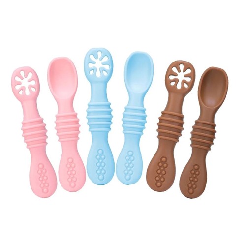 Baby spoon silicone - 6x,