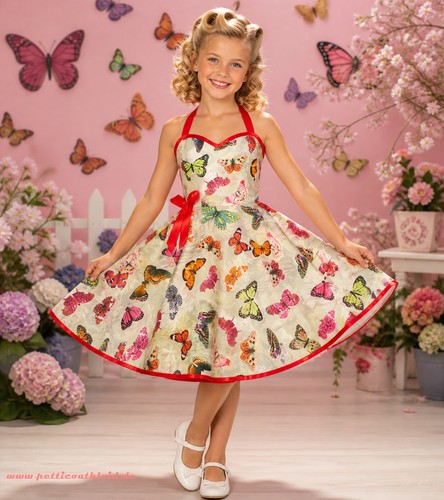 Petticoatkleid kinder mädchen - petticoatkleid,