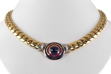 Schöffel Collier Saphire blau