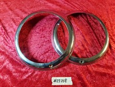 Lampenringe Scheinwerferringe Chromumrandung Mercedes Ponton