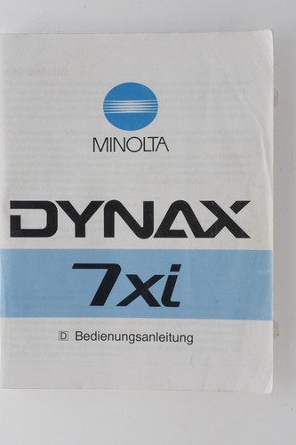 Minolta dynax 7xi anleitung - dynax,