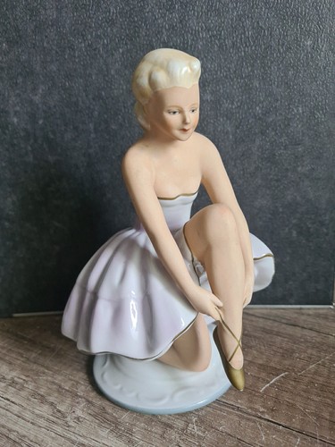 Art deco porzellan figur - porzellan,