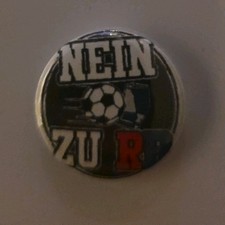Nein Zu RB Leipzig Button 130