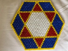 Handgefertigter Glasperlenuntersetzer Untersetzer Walzenperlen