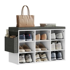 WOLTU Schuhbank Weiß 9