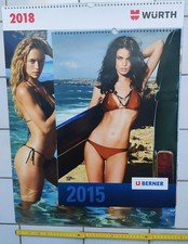 Würth + Berner Werkstatt ? Wand-Kalender 2015 + 2018‼️Sexy Girls Fotokalender