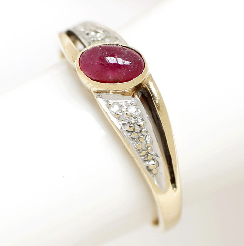 Rubinring karat 333 - 8,