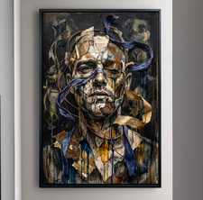 Abstrakte Porträtkunst