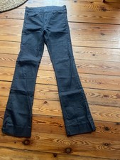 Zara Jeans Gr.38 Schlaghose blau, neu, leichter Glanz, Stretch,