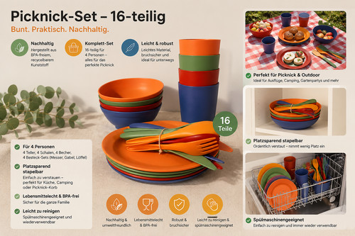 Teiliges picknick set - 16-, picknick-set