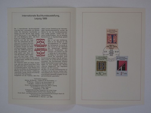 Ddr erinnerungsblatt 1989 - ddr, 1989/9