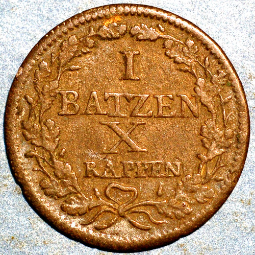 1808 swiss canton batzen - 1, 10