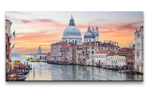 120x60cm leinwandbild venedig - leinwandbild,
