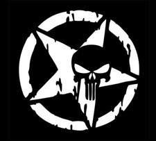 Punisher Skull Sticker