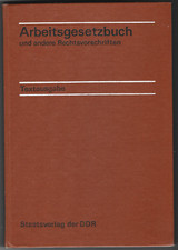Arbeitsgesetzbuch und andere Rechtsvorschriften - DDR   | Textausgabe |  1983
