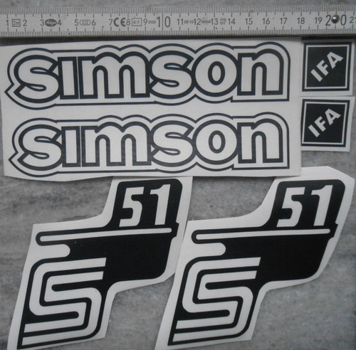 Aufkleber,Simson,IFA,Seitendec