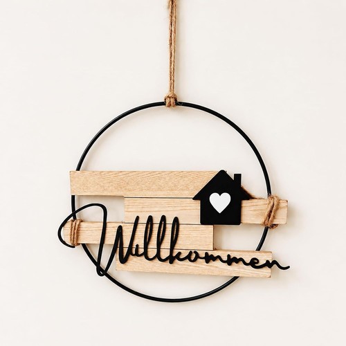 Willkommensschild haustür - willkommensschild,