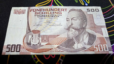  500 Schilling Banknote 1985 Österreich 