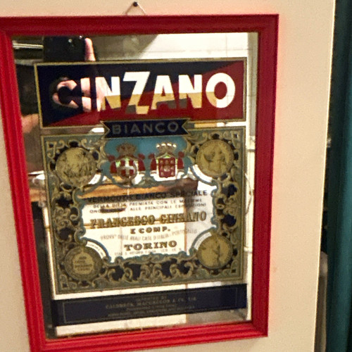 Cinzano bianco werbespiegel - cinzano,