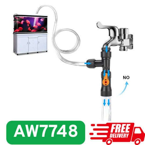 Aquarium wasserwechsel out - in,