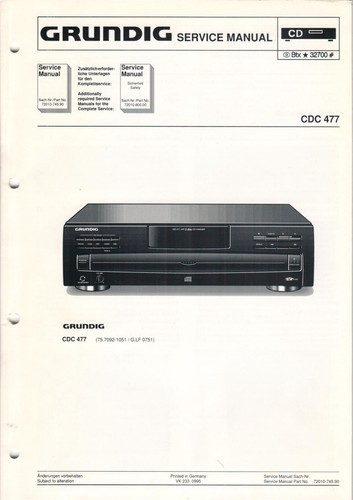 Grundig cdc 477 - -,