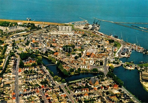 Delfzijl fliegeraufnahme - delfzijl,