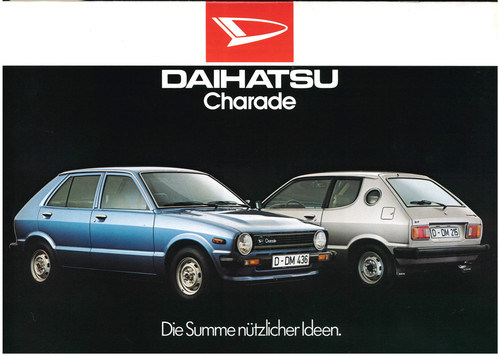 Daihatsu charade prospekt - prospekt,