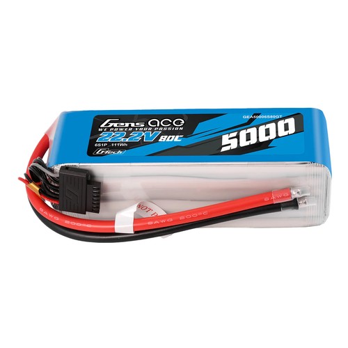 Gens ace tech 5000mah 2v - 5000mah, 22.2v
