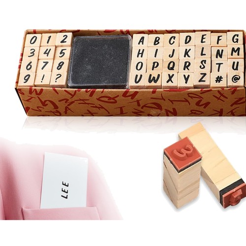 Buchstaben stempel set - buchstaben, 40