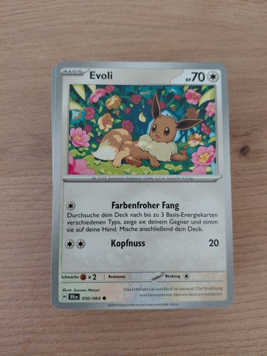 Pokémon karte evoli - pokémon,