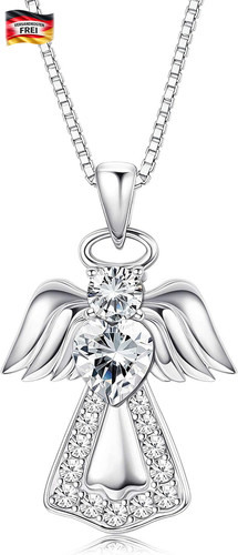 925 silber schutzengel - silber, kette