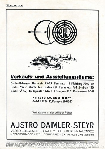 Austro daimler steyr - austro, xl