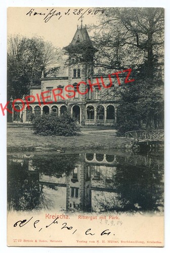 1904 kreischa rittergut - kreischa,