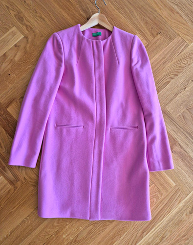 Benetton damen wollmantel filz - benetton,