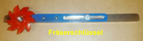 Fräserschlüssel für - 1x,
