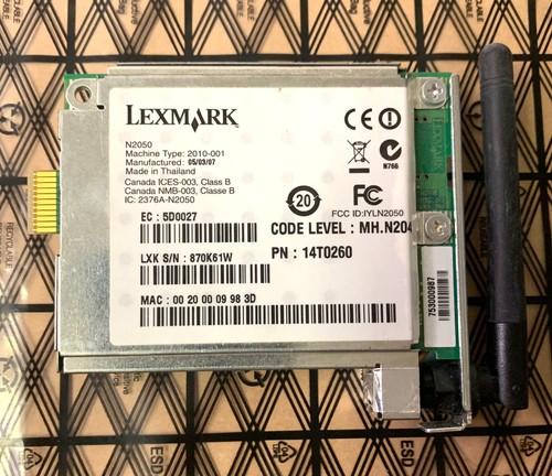 Lexmark n2050 wireless print - wireless,