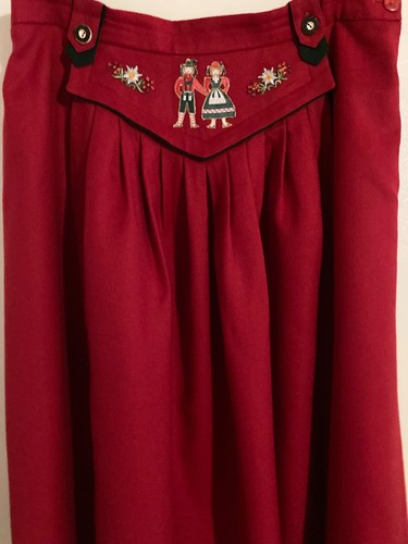 Roter trachtenrock von - roter,